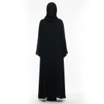 عبا سیاه با شال ست طرح یخکی