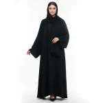 عبا سیاه با شال ست طرح یخکی