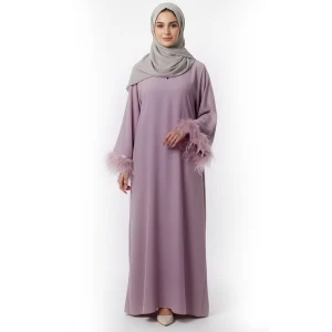 فروشگاه انترنتی ابریشم عبا فیشن با طراحی پر روی آستین