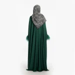 عبا مجلسی پر‌دار زمردی