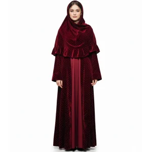 عبا مخمل نگین‌دار