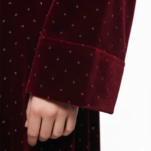 عبا مخمل نگین‌دار