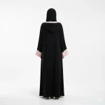 عبای مخمل مشکی با شش ترک